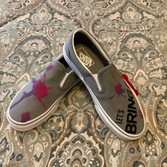 NWT RARE Vans x Dell Tech “LETS BRING IT”Sneakers