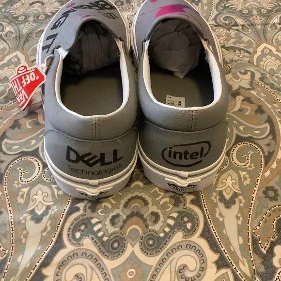 NWT RARE Vans x Dell Tech “LETS BRING IT”Sneakers