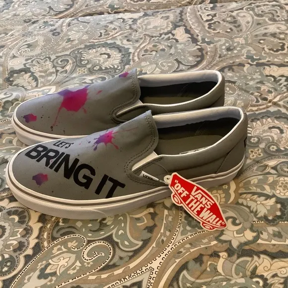 NWT RARE Vans x Dell Tech “LETS BRING IT”Sneakers