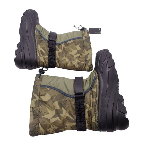 NWT Sorel Flurry Hiker Snow Boots Youth Sz 6 Green Camouflage Waterproof Outdoor