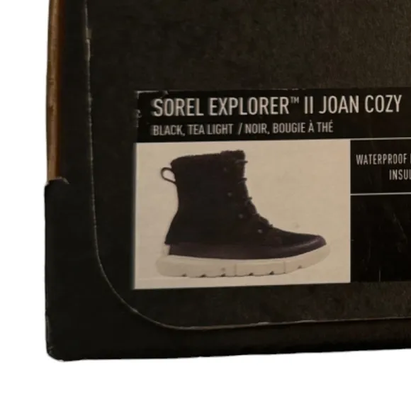 NWT SOREL Sherpa Boots in Black