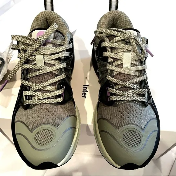 NWT Soulland x Li-Ning Green Furious Rider Low-Top Sneakers women 6 platform