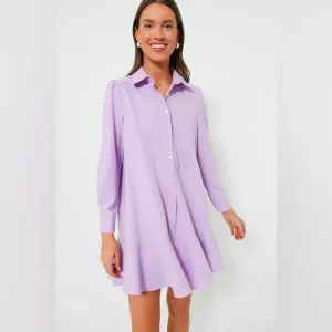 NWT TUCKERNUCK Lilac Crepe Callahan Shirt Dress Sz XXL