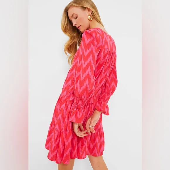 NWT Tuckernuck POMANDER PLACE Hot Pink Ikat Kenzo Dress 💕