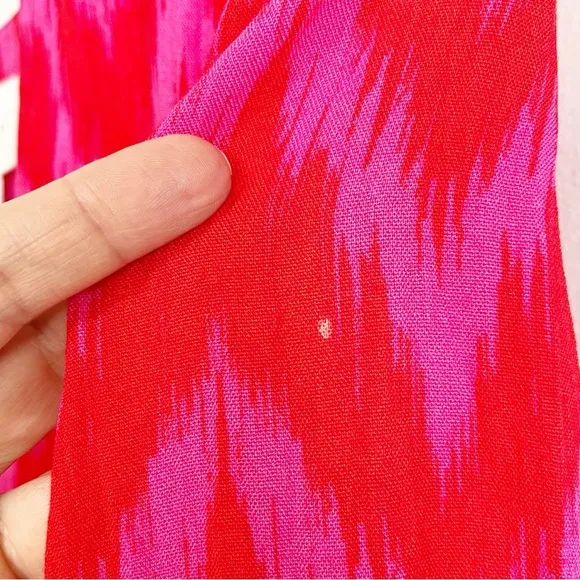 NWT Tuckernuck Pomander Place Kenzo Ikat Dress Pink Size Medium