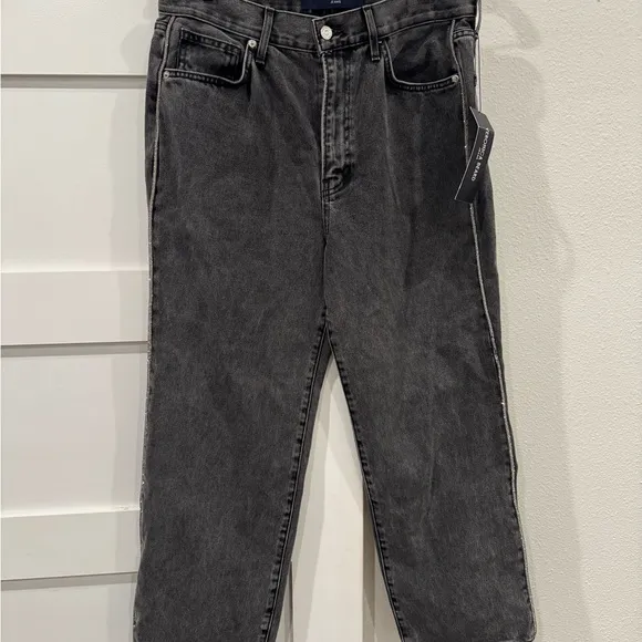NWT Veronica Beard Dylan Crystal Embellished Ankle Jeans