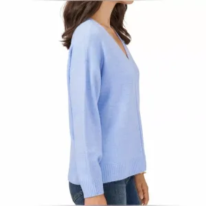 NWT VINCE CAMUTO Cozy Seam V-Neck Sweater | Size: L