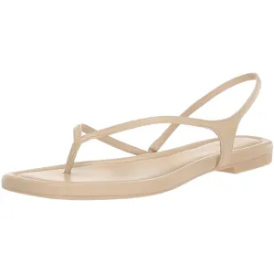 NWT Vince Sandals Thong Deana Square Toe Strappy Flat Minimalist Neutral Beige 6