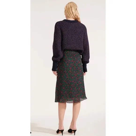 NWT Veronica beard 100% silk Minetta skirt