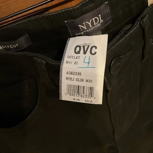 NYDJ‎ Slim Bootcut Black Jeans