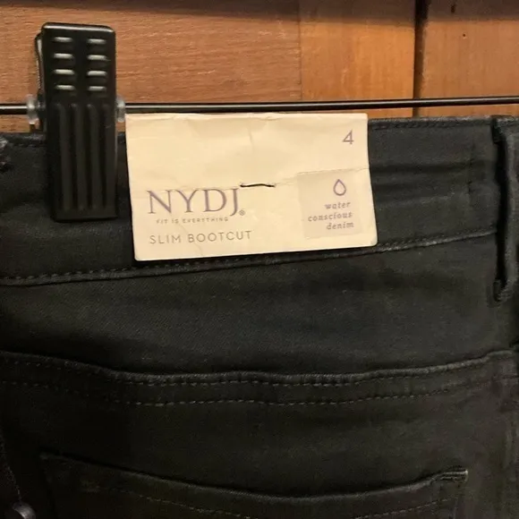 NYDJ‎ Slim Bootcut Black Jeans