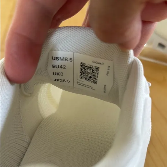 On Cloud 5 Running White Athletic Sneakers
