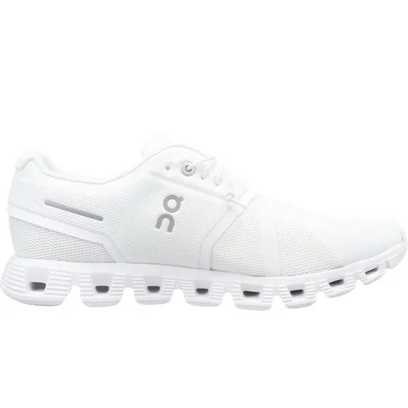 On Cloud 5 Running White Athletic Sneakers