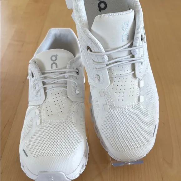 On Cloud 5 Running White Athletic Sneakers
