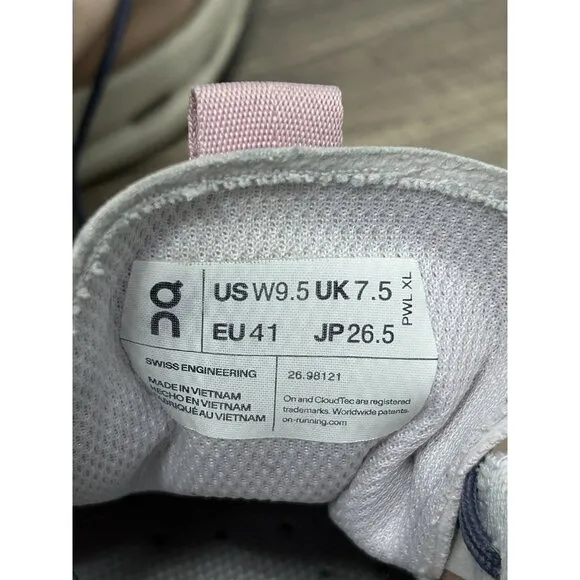 On Cloudnova Women's Shoes Size 9.5 Rose Brown Running Trainers Athletic