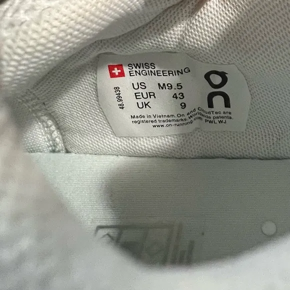 ON THE ROGER Centre Court, Size 9.5 NEW