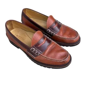 Orvis Two Toned Leather Men’s 10.5 Loafers Dress Shoes Slip On