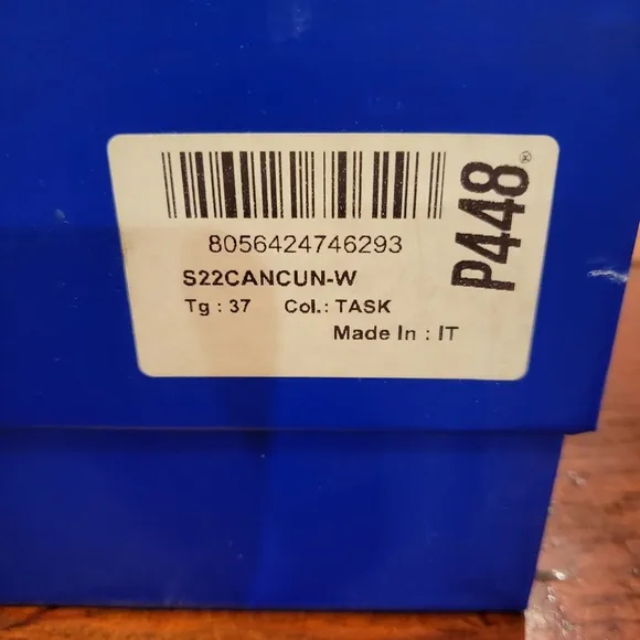 P448 Cancun Sneaker | NIB | EU Size 37 | White Neutral | Italian Designer