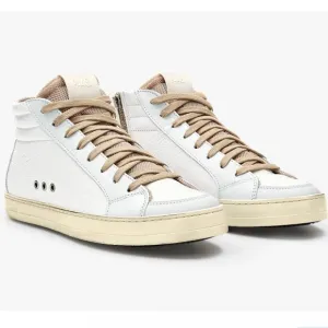 P448 high top white patent leather sneakers Medusa color size 35 US 5
