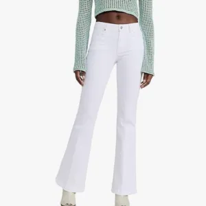 PAIGE Genevieve White Jeans