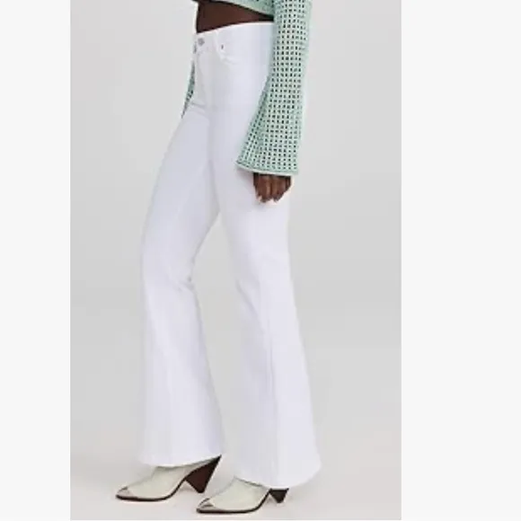 PAIGE Genevieve White Jeans