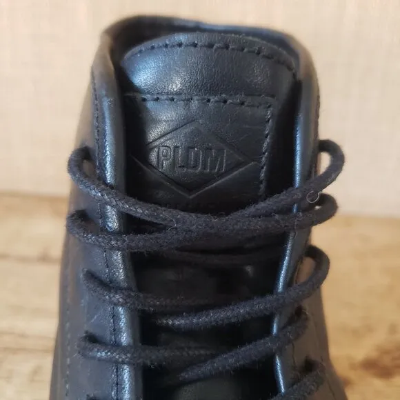 Palladium PLDM Palamos Black Leather Chukka Ankle Boot Sz 10.5 Made In Portugal
