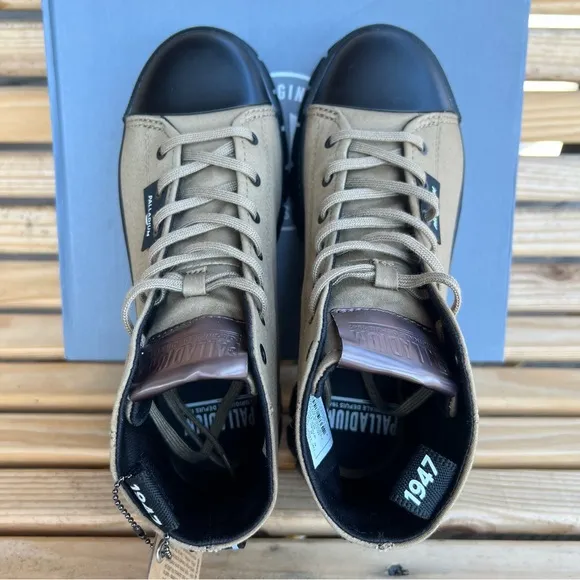 Palladium Revolt HI TX Boots Women’s Size 8 Olive Green | NWT