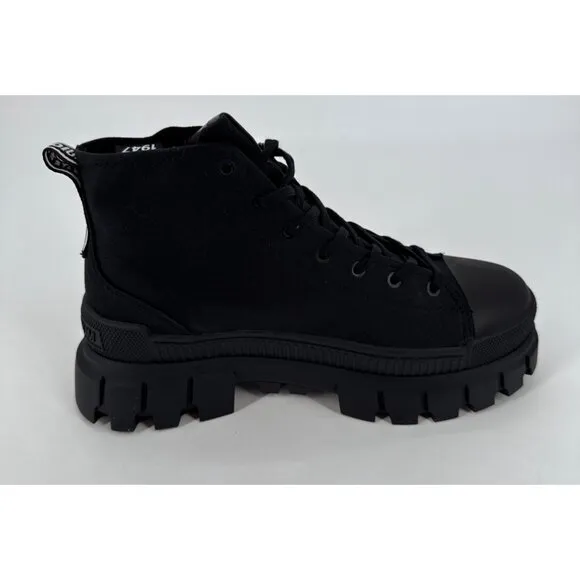 Palladium Revolt Hi TX Womens  Ankle Boot Black Size 9 Chunky New Lace Up