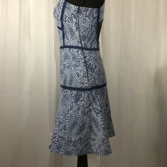 Parker Yonkers Python Snake Print Sleeveless Mini Dress