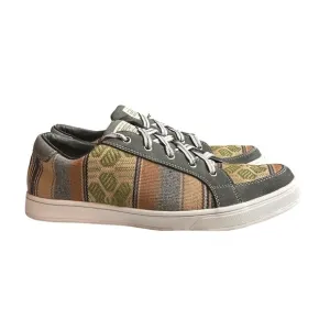 PASSERI Men's Artesano de Flores Olive Sneakers Woven Size 44 Casual Comfort