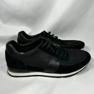 Paul Smith Size 8 Sueded Men’s Sneakers Black Trainers Retro