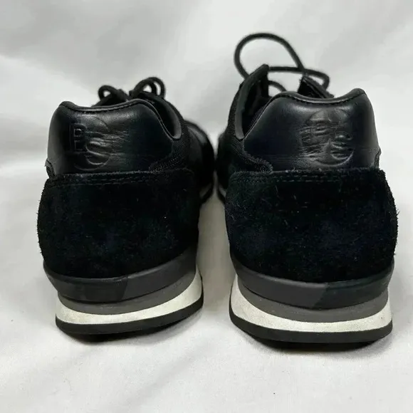 Paul Smith Size 8 Sueded Men’s Sneakers Black Trainers Retro