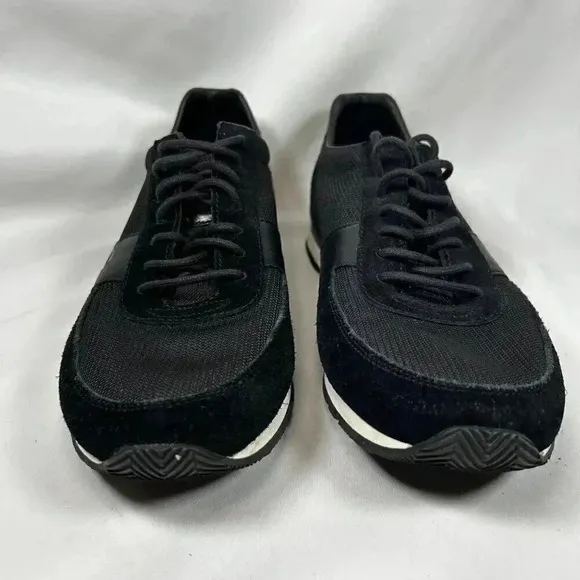 Paul Smith Size 8 Sueded Men’s Sneakers Black Trainers Retro