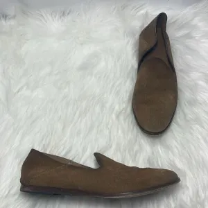Pedro Garcia Yoshi Soft Side Suede Slip On Loafer Flats Sz 38.5/US 8.5