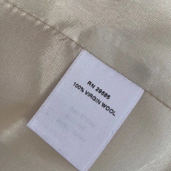 Pendleton Plus 100% Virgin Wool Ivory Cream Blazer NWT 20W