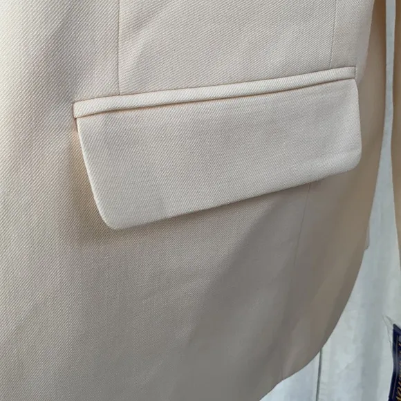 Pendleton Plus 100% Virgin Wool Ivory Cream Blazer NWT 20W
