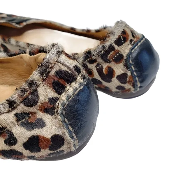 Peter Millar | Leopard Calf Hair Slip On Flats 7.5
