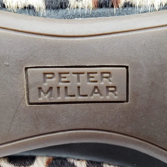 Peter Millar | Leopard Calf Hair Slip On Flats 7.5