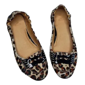 Peter Millar | Leopard Calf Hair Slip On Flats 7.5