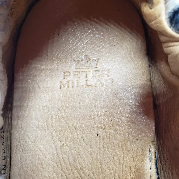 Peter Millar | Leopard Calf Hair Slip On Flats 7.5