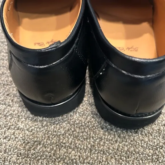 Philipp Plein Black Leather Loafers Fight Club Men's Size 40 US 7 Made In Italy