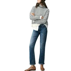 Pilcro Anthropologie Slim Boyfriend Denim Jean Mid Rise Straight Blue Size 27