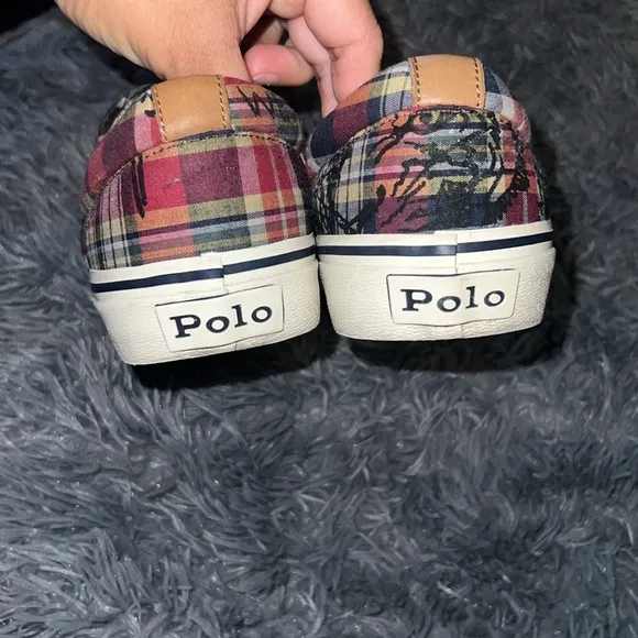 Polo by Ralph Lauren Red and Blue Loafers