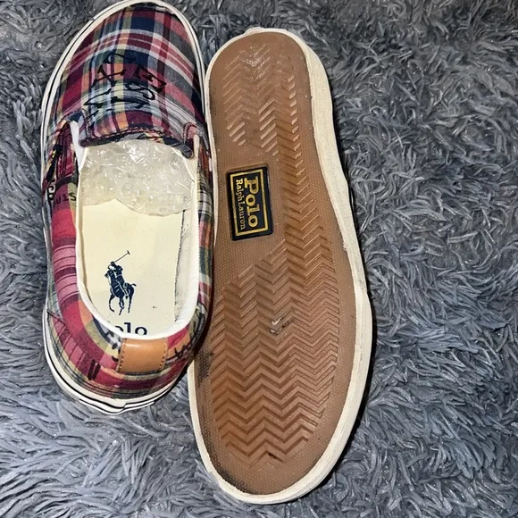 Polo by Ralph Lauren Red and Blue Loafers