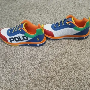 Polo by Ralph Lauren Tech Racer Sneakers Boys Size 5 (NWOT)