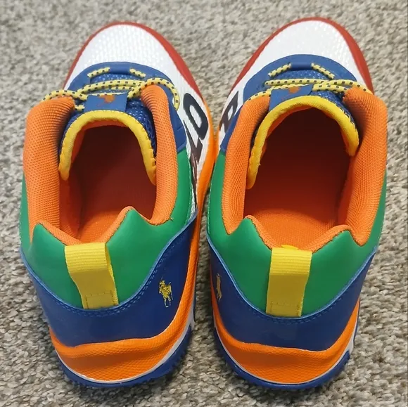 Polo by Ralph Lauren Tech Racer Sneakers Boys Size 5 (NWOT)