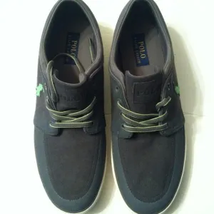 POLO RALPH LAUREN MENS NEW GRAY TECH NUBUCK UPPER FASHION SNEAKERS SIZE: 11D