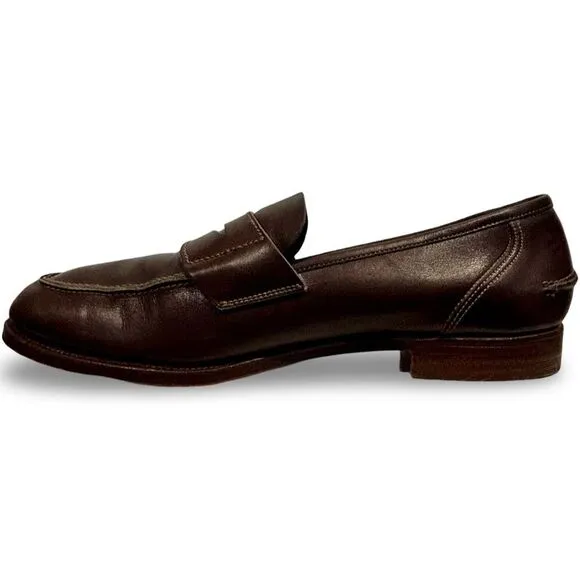 Polo Ralph Lauren x Crockett &amp; Jones Men’s Barksdale Loafer Dark Brown Size 11