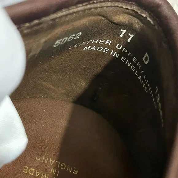 Polo Ralph Lauren x Crockett &amp; Jones Men’s Barksdale Loafer Dark Brown Size 11