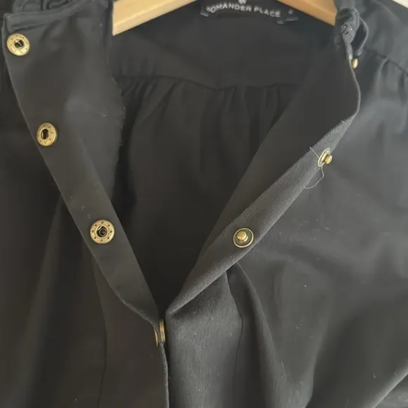 POMANDER PLACE Black Claiborne Dress size Medium